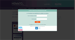 Desktop Screenshot of france-hemato.net